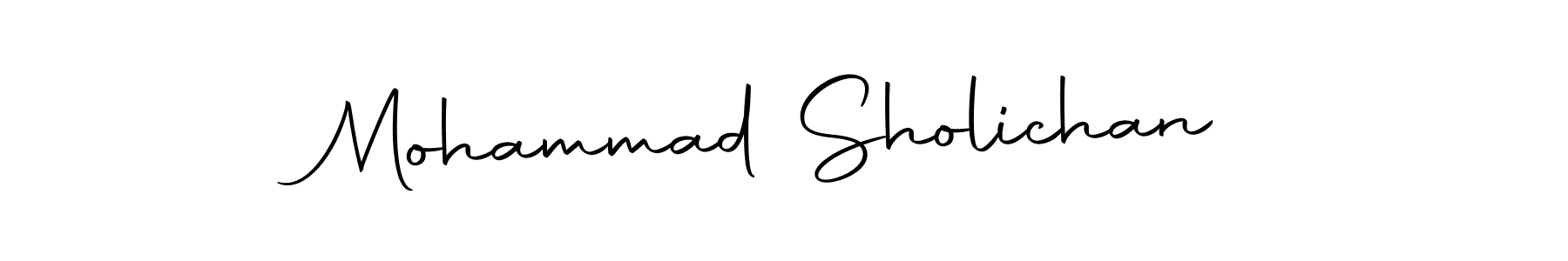 Make a beautiful signature design for name Mohammad Sholichan. With this signature (Autography-DOLnW) style, you can create a handwritten signature for free. Mohammad Sholichan signature style 10 images and pictures png