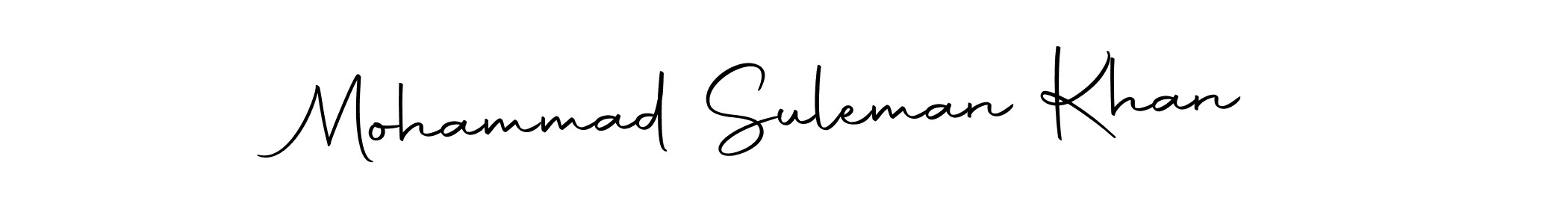 How to make Mohammad Suleman Khan signature? Autography-DOLnW is a professional autograph style. Create handwritten signature for Mohammad Suleman Khan name. Mohammad Suleman Khan signature style 10 images and pictures png