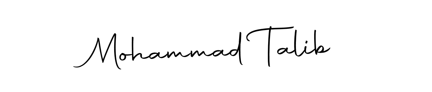 Mohammad Talib stylish signature style. Best Handwritten Sign (Autography-DOLnW) for my name. Handwritten Signature Collection Ideas for my name Mohammad Talib. Mohammad Talib signature style 10 images and pictures png
