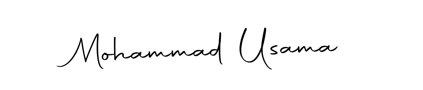 Design your own signature with our free online signature maker. With this signature software, you can create a handwritten (Autography-DOLnW) signature for name Mohammad Usama. Mohammad Usama signature style 10 images and pictures png