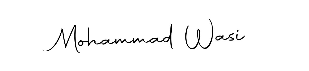 if you are searching for the best signature style for your name Mohammad Wasi. so please give up your signature search. here we have designed multiple signature styles  using Autography-DOLnW. Mohammad Wasi signature style 10 images and pictures png