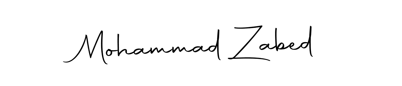 How to make Mohammad Zabed signature? Autography-DOLnW is a professional autograph style. Create handwritten signature for Mohammad Zabed name. Mohammad Zabed signature style 10 images and pictures png