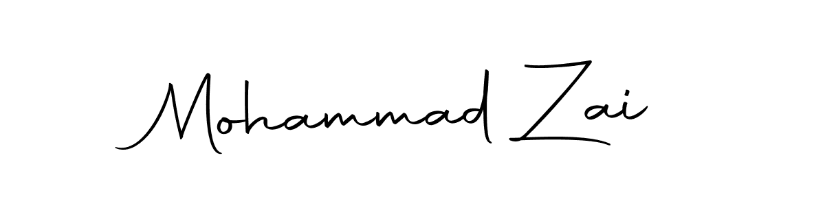 Create a beautiful signature design for name Mohammad Zai. With this signature (Autography-DOLnW) fonts, you can make a handwritten signature for free. Mohammad Zai signature style 10 images and pictures png