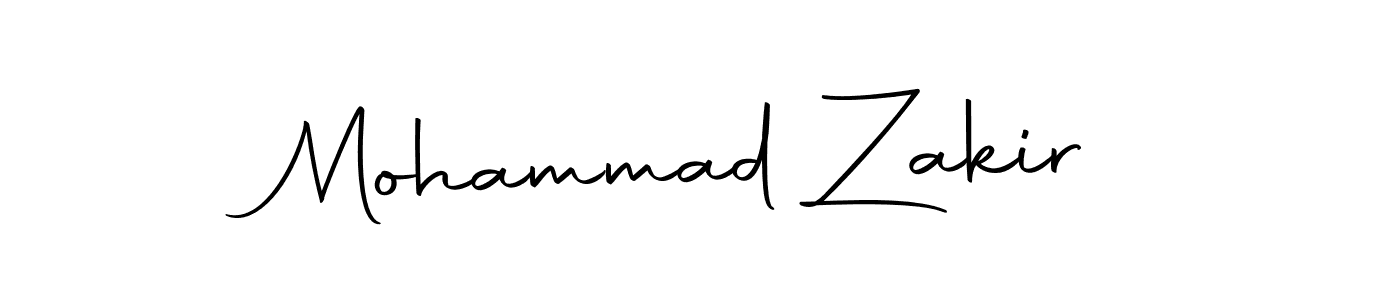 Make a beautiful signature design for name Mohammad Zakir. With this signature (Autography-DOLnW) style, you can create a handwritten signature for free. Mohammad Zakir signature style 10 images and pictures png