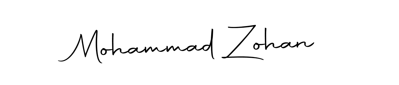 It looks lik you need a new signature style for name Mohammad Zohan. Design unique handwritten (Autography-DOLnW) signature with our free signature maker in just a few clicks. Mohammad Zohan signature style 10 images and pictures png