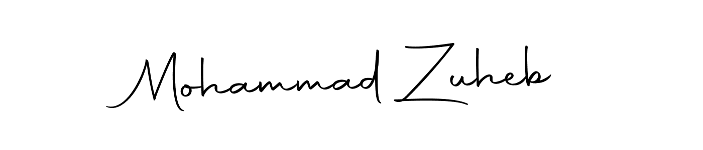 Mohammad Zuheb stylish signature style. Best Handwritten Sign (Autography-DOLnW) for my name. Handwritten Signature Collection Ideas for my name Mohammad Zuheb. Mohammad Zuheb signature style 10 images and pictures png