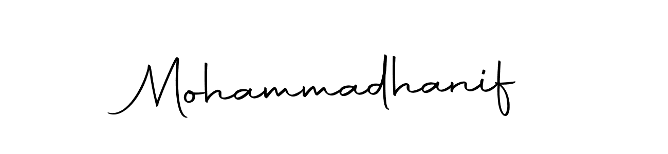 You can use this online signature creator to create a handwritten signature for the name Mohammadhanif. This is the best online autograph maker. Mohammadhanif signature style 10 images and pictures png