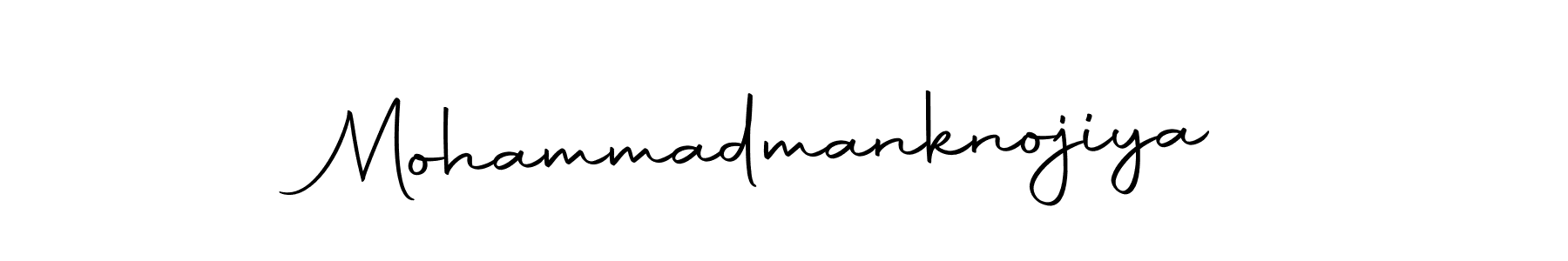 How to make Mohammadmanknojiya signature? Autography-DOLnW is a professional autograph style. Create handwritten signature for Mohammadmanknojiya name. Mohammadmanknojiya signature style 10 images and pictures png
