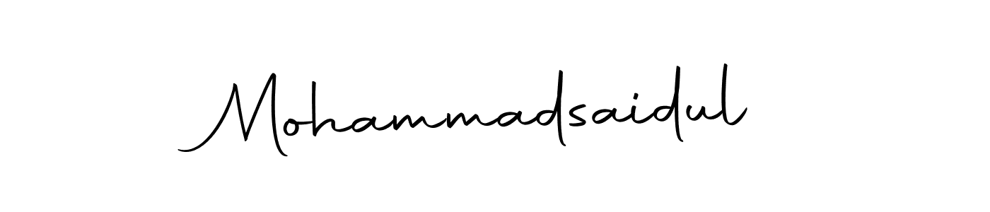 Mohammadsaidul stylish signature style. Best Handwritten Sign (Autography-DOLnW) for my name. Handwritten Signature Collection Ideas for my name Mohammadsaidul. Mohammadsaidul signature style 10 images and pictures png