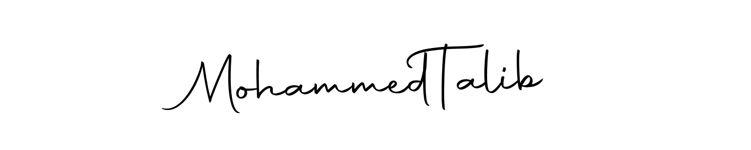 Mohammed  Talib stylish signature style. Best Handwritten Sign (Autography-DOLnW) for my name. Handwritten Signature Collection Ideas for my name Mohammed  Talib. Mohammed  Talib signature style 10 images and pictures png