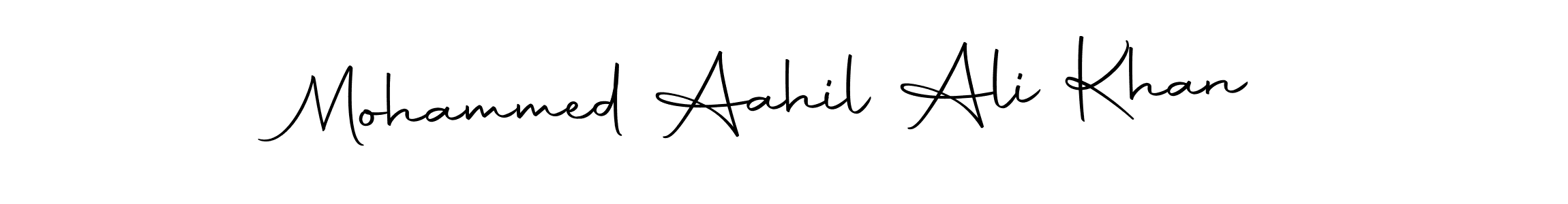 Make a beautiful signature design for name Mohammed Aahil Ali Khan. With this signature (Autography-DOLnW) style, you can create a handwritten signature for free. Mohammed Aahil Ali Khan signature style 10 images and pictures png
