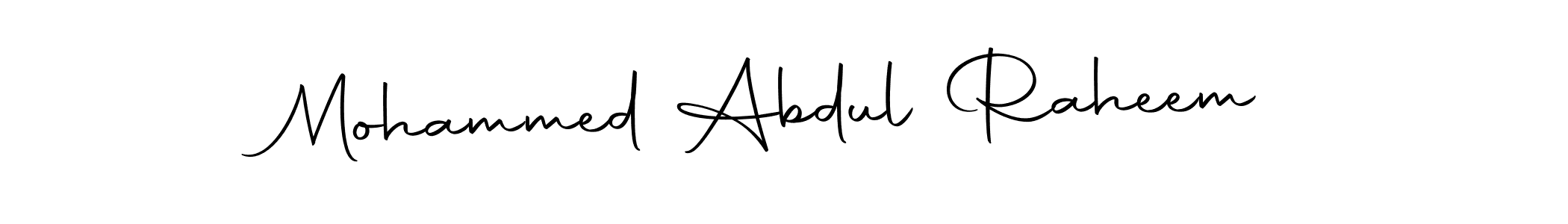 Mohammed Abdul Raheem stylish signature style. Best Handwritten Sign (Autography-DOLnW) for my name. Handwritten Signature Collection Ideas for my name Mohammed Abdul Raheem. Mohammed Abdul Raheem signature style 10 images and pictures png