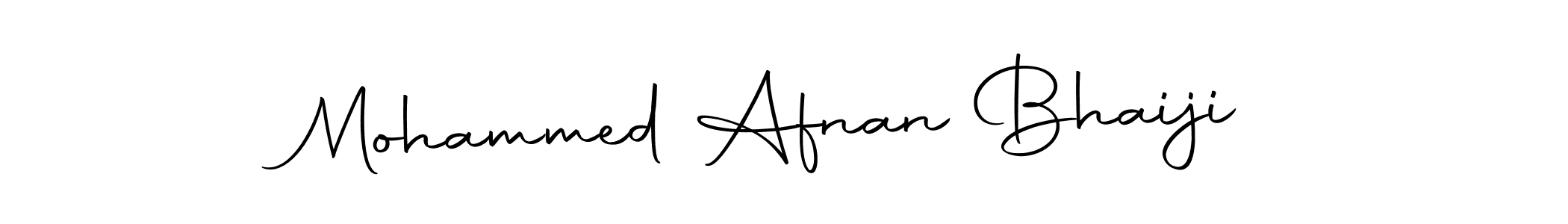 You should practise on your own different ways (Autography-DOLnW) to write your name (Mohammed Afnan Bhaiji) in signature. don't let someone else do it for you. Mohammed Afnan Bhaiji signature style 10 images and pictures png