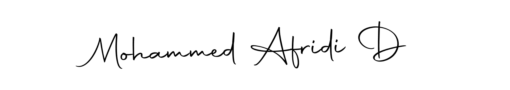 Mohammed Afridi D stylish signature style. Best Handwritten Sign (Autography-DOLnW) for my name. Handwritten Signature Collection Ideas for my name Mohammed Afridi D. Mohammed Afridi D signature style 10 images and pictures png