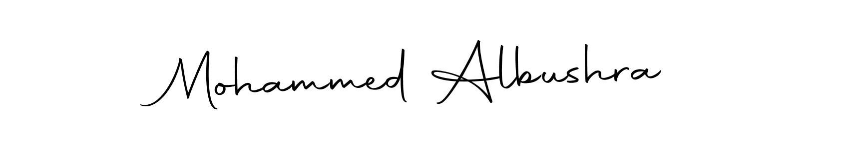 Use a signature maker to create a handwritten signature online. With this signature software, you can design (Autography-DOLnW) your own signature for name Mohammed Albushra. Mohammed Albushra signature style 10 images and pictures png