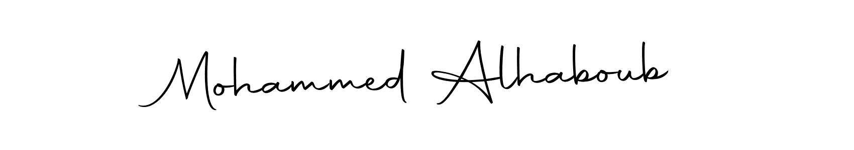 You should practise on your own different ways (Autography-DOLnW) to write your name (Mohammed Alhaboub) in signature. don't let someone else do it for you. Mohammed Alhaboub signature style 10 images and pictures png