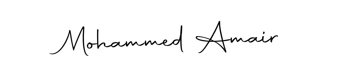 Design your own signature with our free online signature maker. With this signature software, you can create a handwritten (Autography-DOLnW) signature for name Mohammed Amair. Mohammed Amair signature style 10 images and pictures png