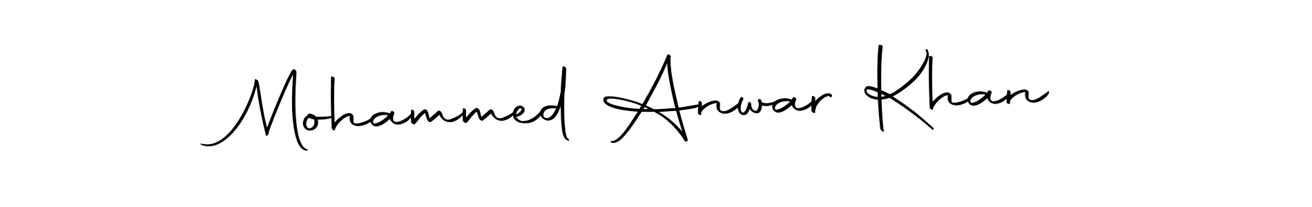 Design your own signature with our free online signature maker. With this signature software, you can create a handwritten (Autography-DOLnW) signature for name Mohammed Anwar Khan. Mohammed Anwar Khan signature style 10 images and pictures png
