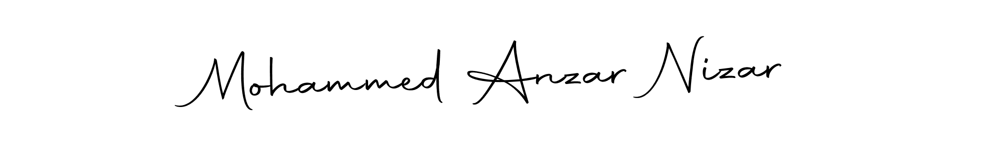 Similarly Autography-DOLnW is the best handwritten signature design. Signature creator online .You can use it as an online autograph creator for name Mohammed Anzar Nizar. Mohammed Anzar Nizar signature style 10 images and pictures png