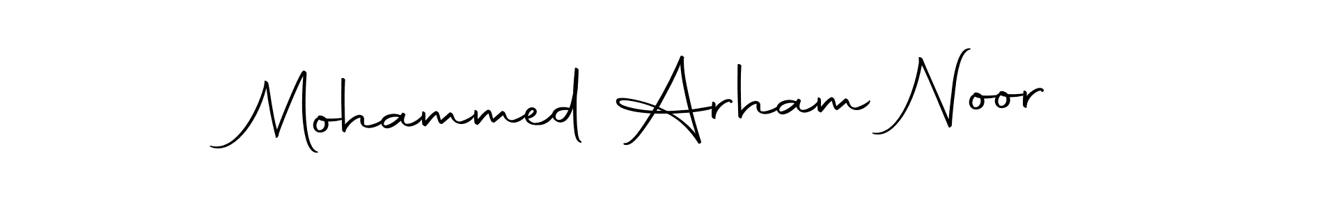 if you are searching for the best signature style for your name Mohammed Arham Noor. so please give up your signature search. here we have designed multiple signature styles  using Autography-DOLnW. Mohammed Arham Noor signature style 10 images and pictures png