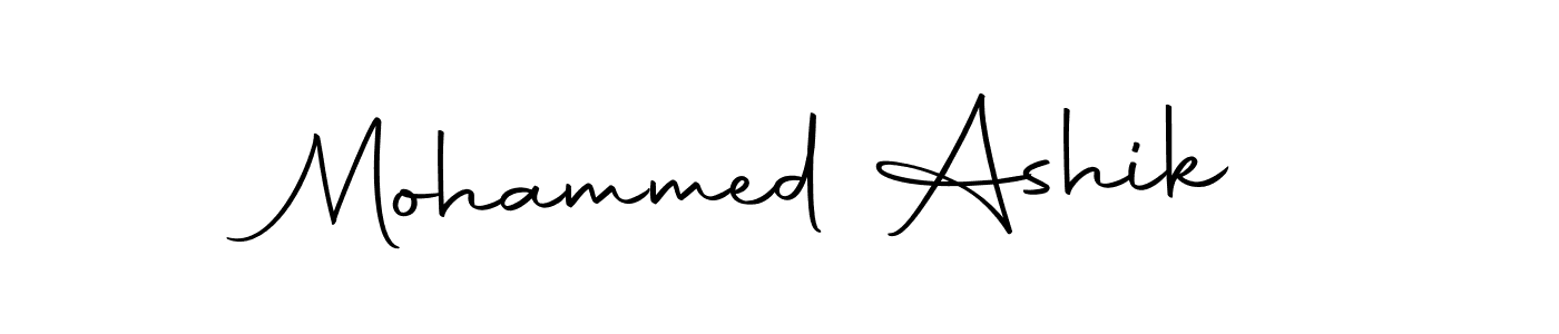 Design your own signature with our free online signature maker. With this signature software, you can create a handwritten (Autography-DOLnW) signature for name Mohammed Ashik. Mohammed Ashik signature style 10 images and pictures png