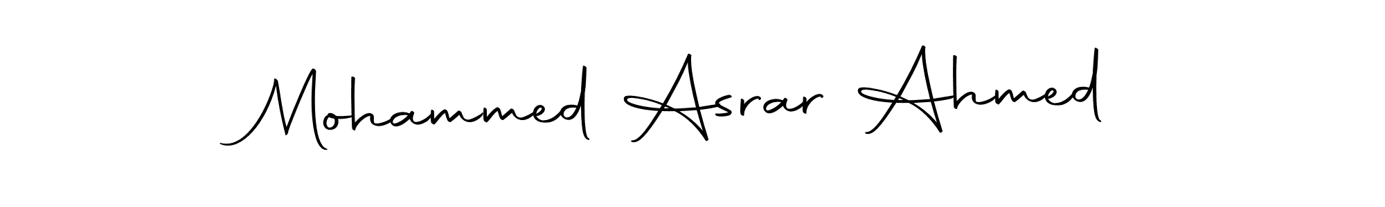 if you are searching for the best signature style for your name Mohammed Asrar Ahmed. so please give up your signature search. here we have designed multiple signature styles  using Autography-DOLnW. Mohammed Asrar Ahmed signature style 10 images and pictures png