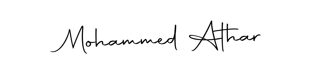 Also we have Mohammed Athar name is the best signature style. Create professional handwritten signature collection using Autography-DOLnW autograph style. Mohammed Athar signature style 10 images and pictures png