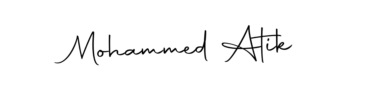 Mohammed Atik stylish signature style. Best Handwritten Sign (Autography-DOLnW) for my name. Handwritten Signature Collection Ideas for my name Mohammed Atik. Mohammed Atik signature style 10 images and pictures png