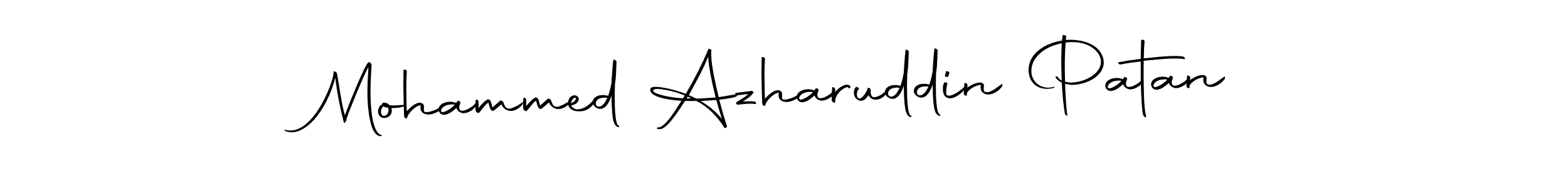 How to make Mohammed Azharuddin Patan signature? Autography-DOLnW is a professional autograph style. Create handwritten signature for Mohammed Azharuddin Patan name. Mohammed Azharuddin Patan signature style 10 images and pictures png