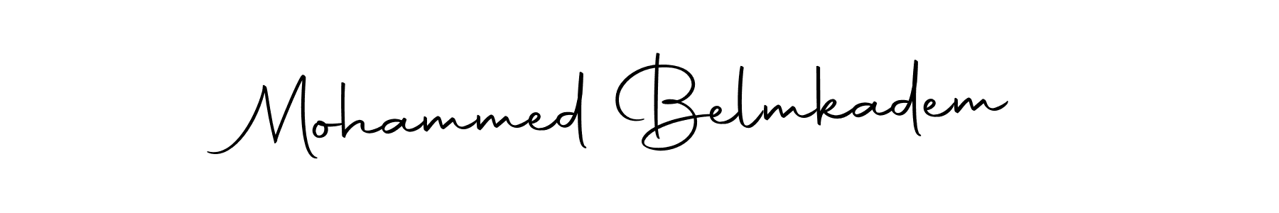 Make a short Mohammed Belmkadem signature style. Manage your documents anywhere anytime using Autography-DOLnW. Create and add eSignatures, submit forms, share and send files easily. Mohammed Belmkadem signature style 10 images and pictures png