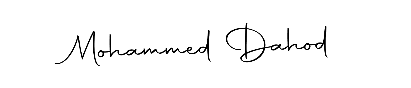 Also we have Mohammed Dahod name is the best signature style. Create professional handwritten signature collection using Autography-DOLnW autograph style. Mohammed Dahod signature style 10 images and pictures png