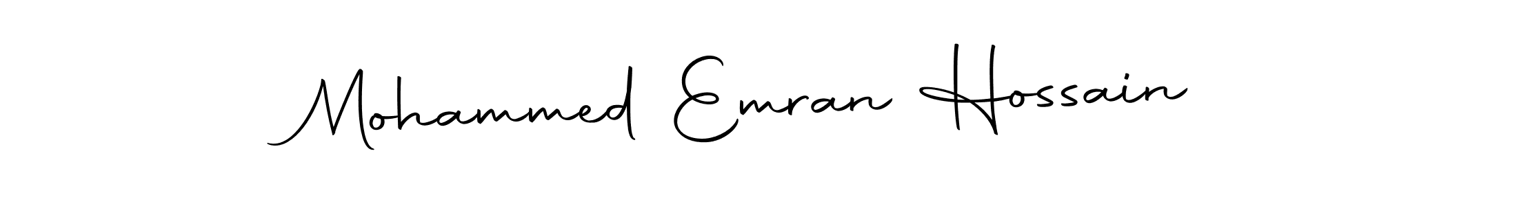 Make a beautiful signature design for name Mohammed Emran Hossain. With this signature (Autography-DOLnW) style, you can create a handwritten signature for free. Mohammed Emran Hossain signature style 10 images and pictures png