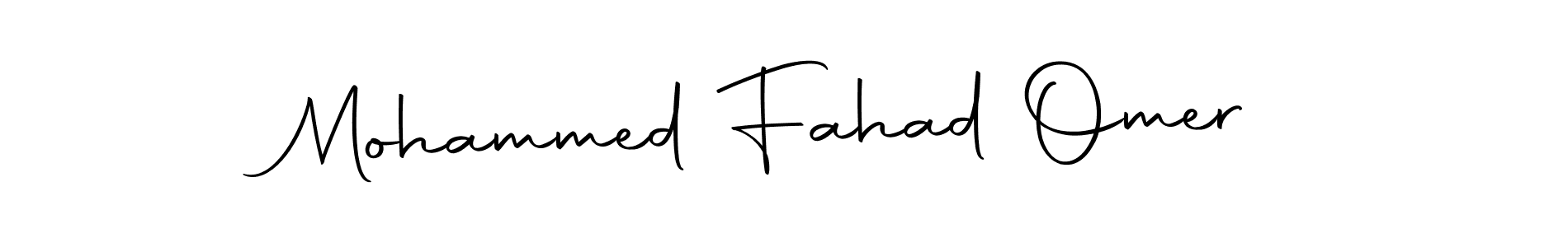 Design your own signature with our free online signature maker. With this signature software, you can create a handwritten (Autography-DOLnW) signature for name Mohammed Fahad Omer. Mohammed Fahad Omer signature style 10 images and pictures png