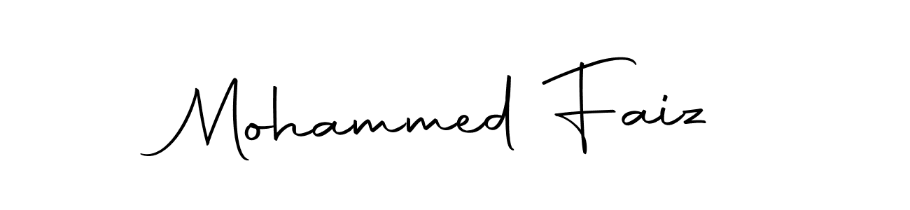 Make a beautiful signature design for name Mohammed Faiz. With this signature (Autography-DOLnW) style, you can create a handwritten signature for free. Mohammed Faiz signature style 10 images and pictures png