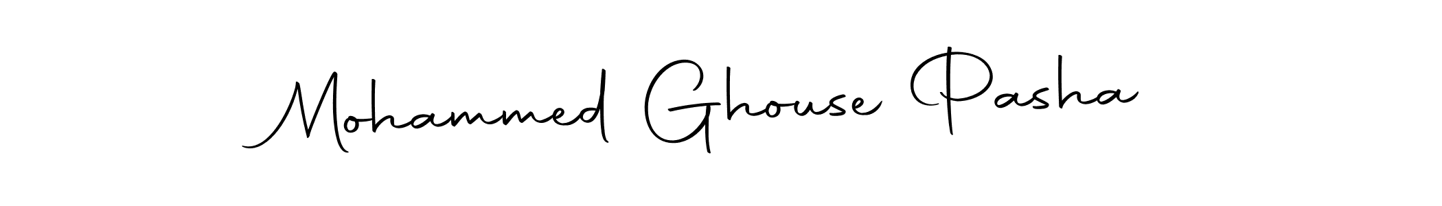 Also we have Mohammed Ghouse Pasha name is the best signature style. Create professional handwritten signature collection using Autography-DOLnW autograph style. Mohammed Ghouse Pasha signature style 10 images and pictures png