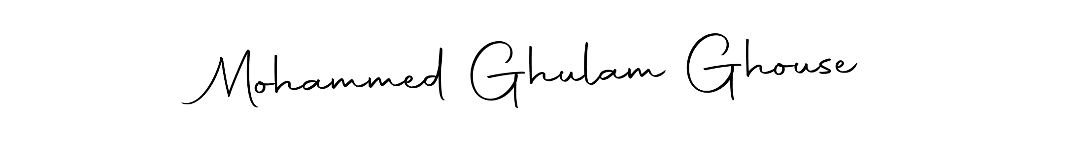 Also we have Mohammed Ghulam Ghouse name is the best signature style. Create professional handwritten signature collection using Autography-DOLnW autograph style. Mohammed Ghulam Ghouse signature style 10 images and pictures png