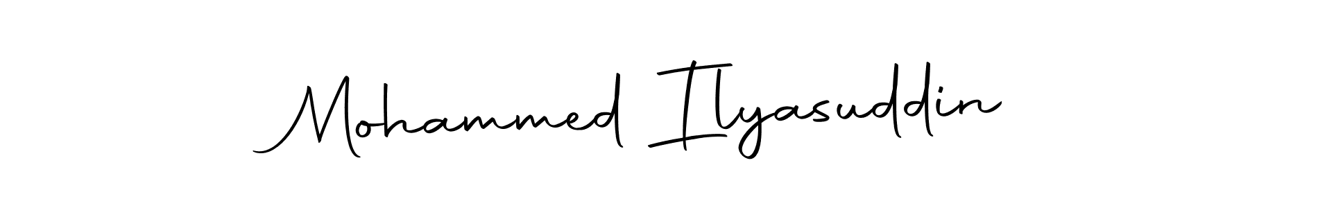 Mohammed Ilyasuddin stylish signature style. Best Handwritten Sign (Autography-DOLnW) for my name. Handwritten Signature Collection Ideas for my name Mohammed Ilyasuddin. Mohammed Ilyasuddin signature style 10 images and pictures png