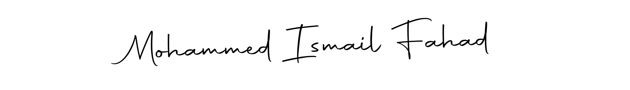 if you are searching for the best signature style for your name Mohammed Ismail Fahad. so please give up your signature search. here we have designed multiple signature styles  using Autography-DOLnW. Mohammed Ismail Fahad signature style 10 images and pictures png