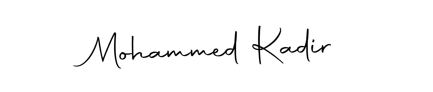 Design your own signature with our free online signature maker. With this signature software, you can create a handwritten (Autography-DOLnW) signature for name Mohammed Kadir. Mohammed Kadir signature style 10 images and pictures png