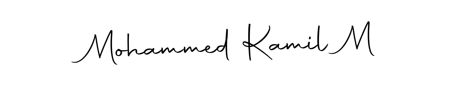 This is the best signature style for the Mohammed Kamil M name. Also you like these signature font (Autography-DOLnW). Mix name signature. Mohammed Kamil M signature style 10 images and pictures png