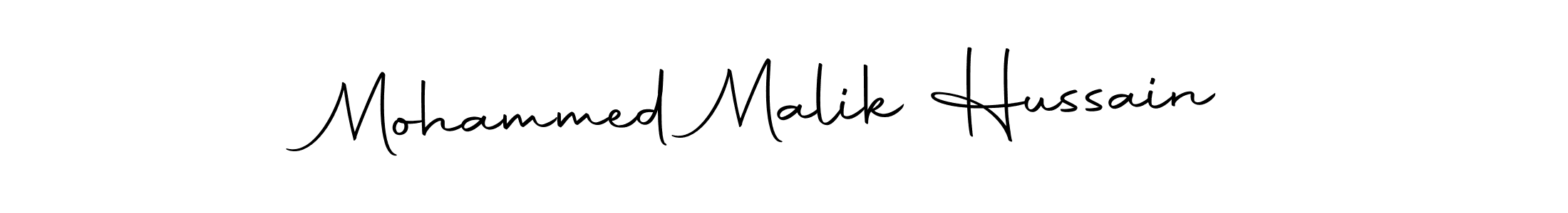 How to make Mohammed Malik Hussain signature? Autography-DOLnW is a professional autograph style. Create handwritten signature for Mohammed Malik Hussain name. Mohammed Malik Hussain signature style 10 images and pictures png