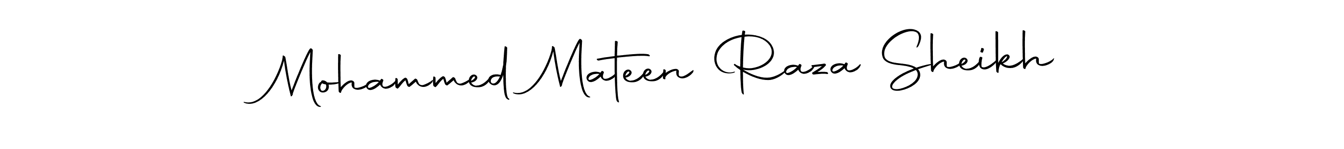 Mohammed Mateen Raza Sheikh stylish signature style. Best Handwritten Sign (Autography-DOLnW) for my name. Handwritten Signature Collection Ideas for my name Mohammed Mateen Raza Sheikh. Mohammed Mateen Raza Sheikh signature style 10 images and pictures png