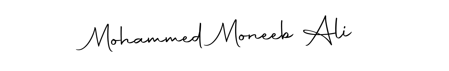 Make a short Mohammed Moneeb Ali signature style. Manage your documents anywhere anytime using Autography-DOLnW. Create and add eSignatures, submit forms, share and send files easily. Mohammed Moneeb Ali signature style 10 images and pictures png