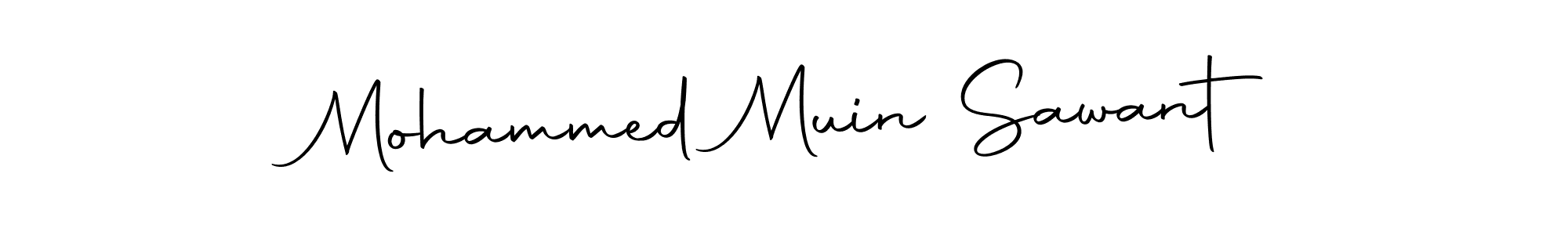 Make a short Mohammed Muin Sawant signature style. Manage your documents anywhere anytime using Autography-DOLnW. Create and add eSignatures, submit forms, share and send files easily. Mohammed Muin Sawant signature style 10 images and pictures png