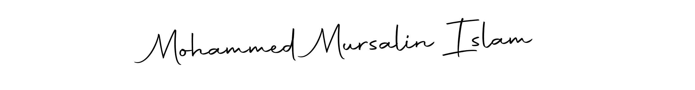 Design your own signature with our free online signature maker. With this signature software, you can create a handwritten (Autography-DOLnW) signature for name Mohammed Mursalin Islam. Mohammed Mursalin Islam signature style 10 images and pictures png