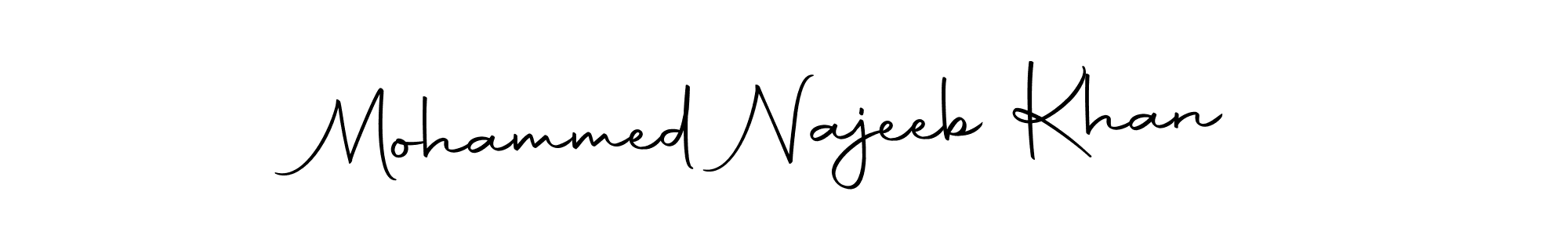 Design your own signature with our free online signature maker. With this signature software, you can create a handwritten (Autography-DOLnW) signature for name Mohammed Najeeb Khan. Mohammed Najeeb Khan signature style 10 images and pictures png