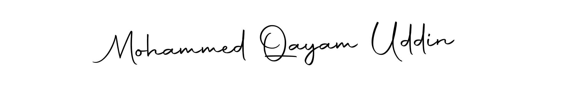 You can use this online signature creator to create a handwritten signature for the name Mohammed Qayam Uddin. This is the best online autograph maker. Mohammed Qayam Uddin signature style 10 images and pictures png