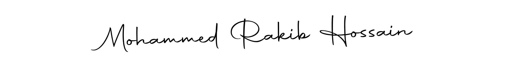 How to make Mohammed Rakib Hossain name signature. Use Autography-DOLnW style for creating short signs online. This is the latest handwritten sign. Mohammed Rakib Hossain signature style 10 images and pictures png