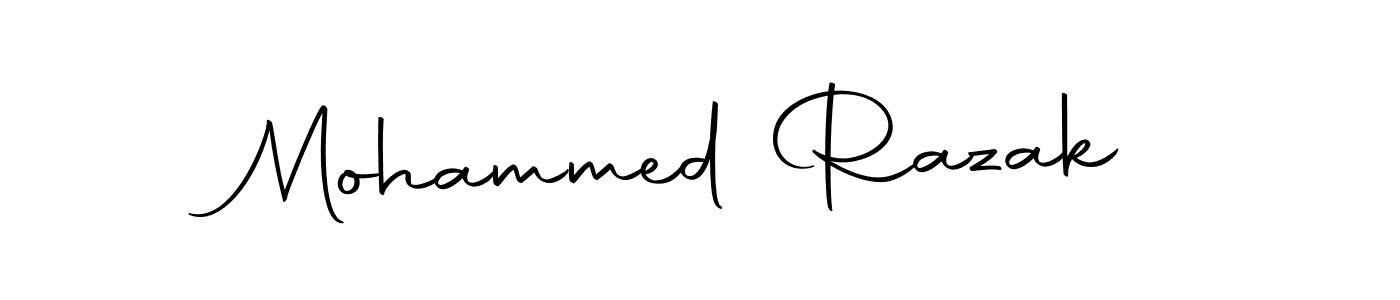 You should practise on your own different ways (Autography-DOLnW) to write your name (Mohammed Razak) in signature. don't let someone else do it for you. Mohammed Razak signature style 10 images and pictures png