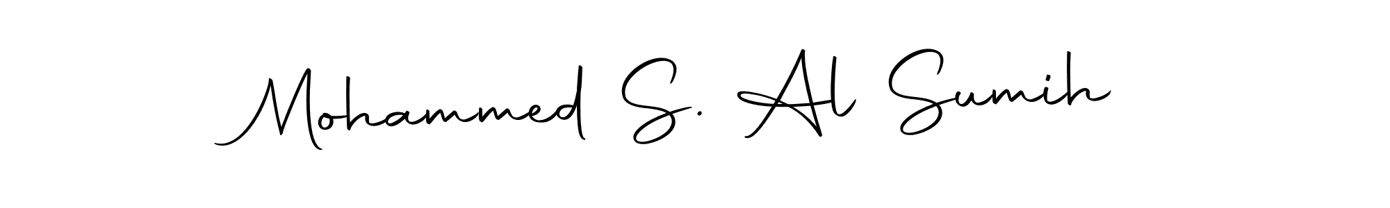 How to make Mohammed S. Al Sumih signature? Autography-DOLnW is a professional autograph style. Create handwritten signature for Mohammed S. Al Sumih name. Mohammed S. Al Sumih signature style 10 images and pictures png